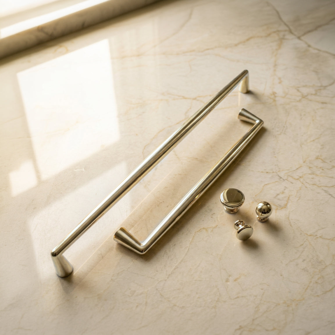 Polished Nickel Appliance Pull - Axis Pull
