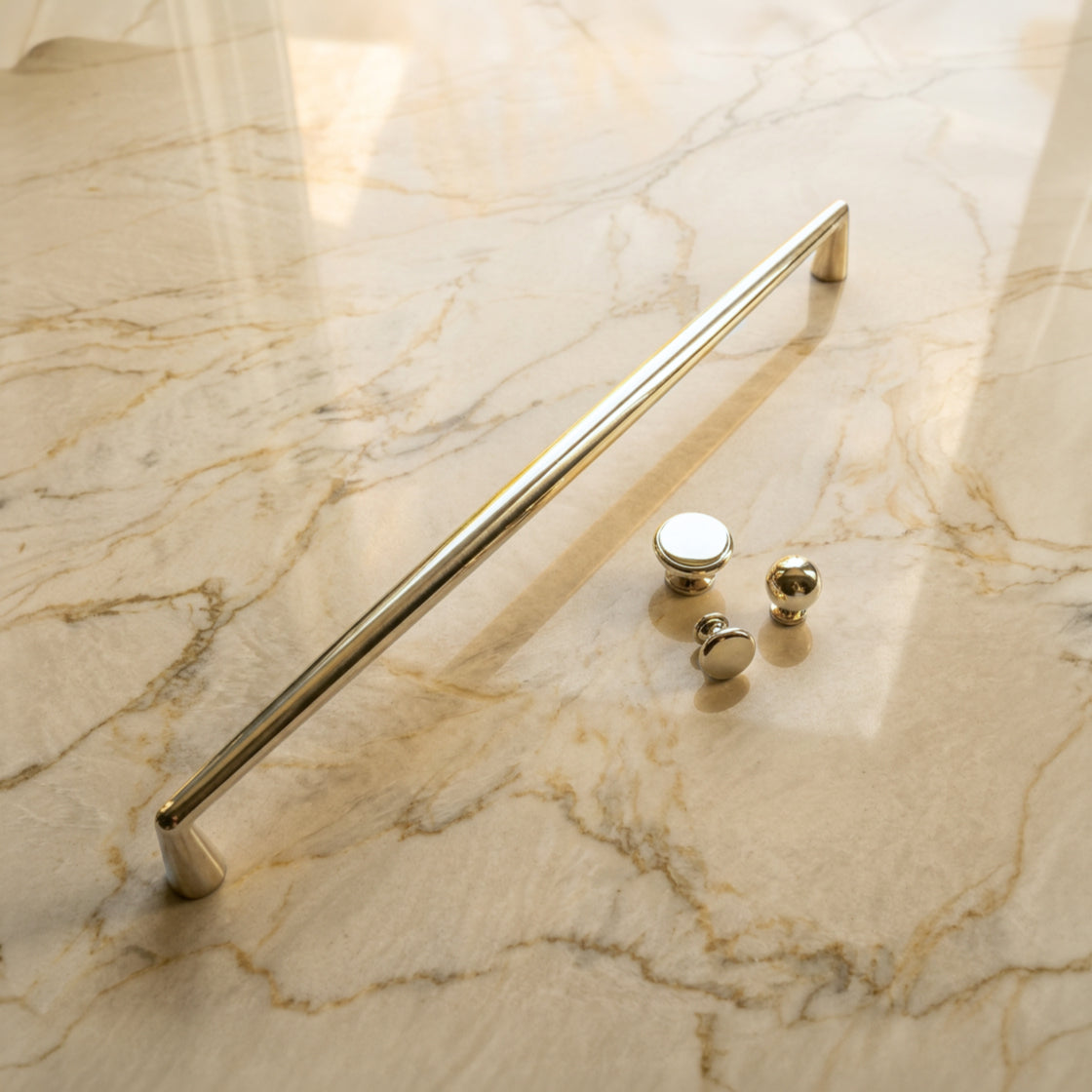 Polished Nickel Appliance Pull - Axis Pull