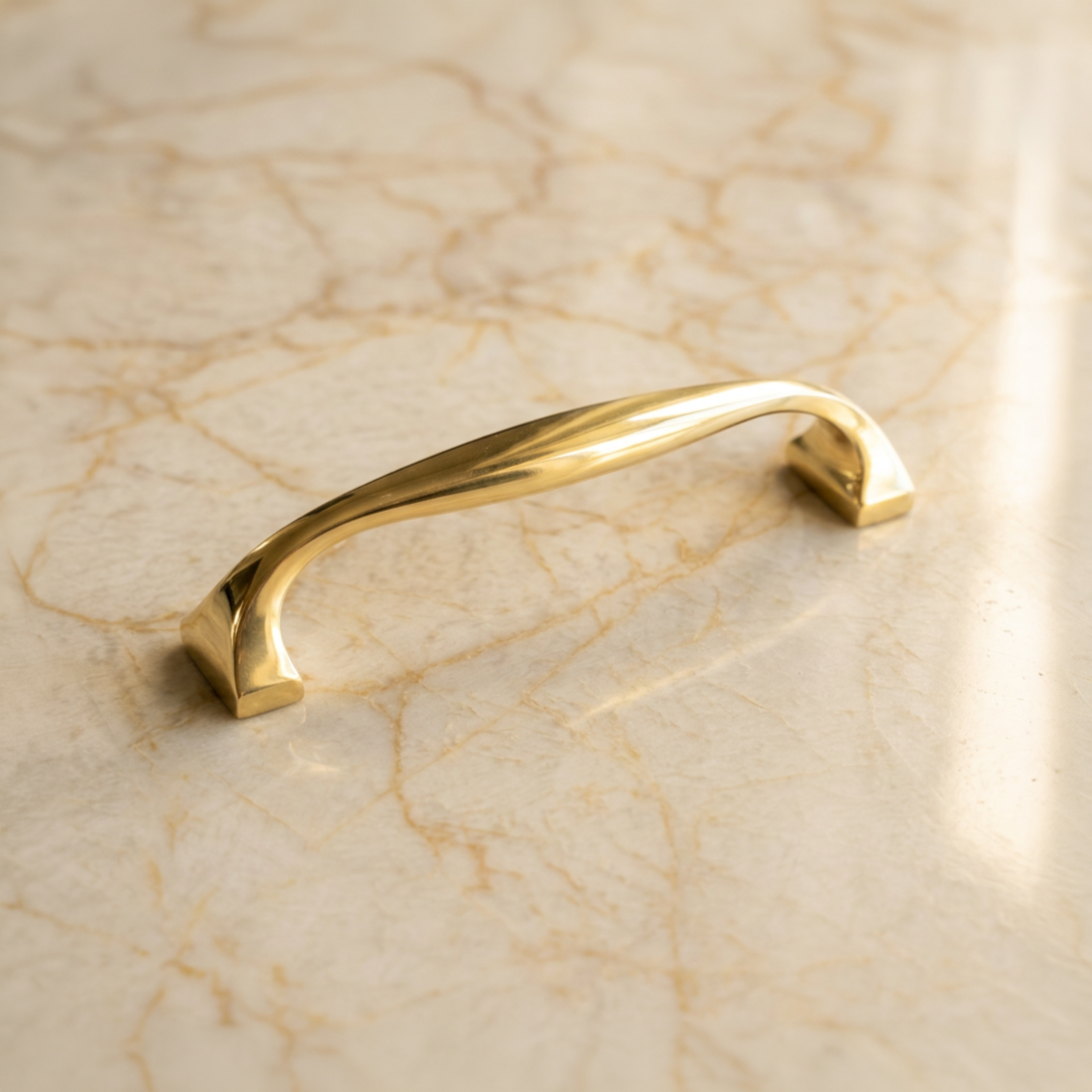 Unlacquered Brass Cabinet Pull  - Cotswold Pull
