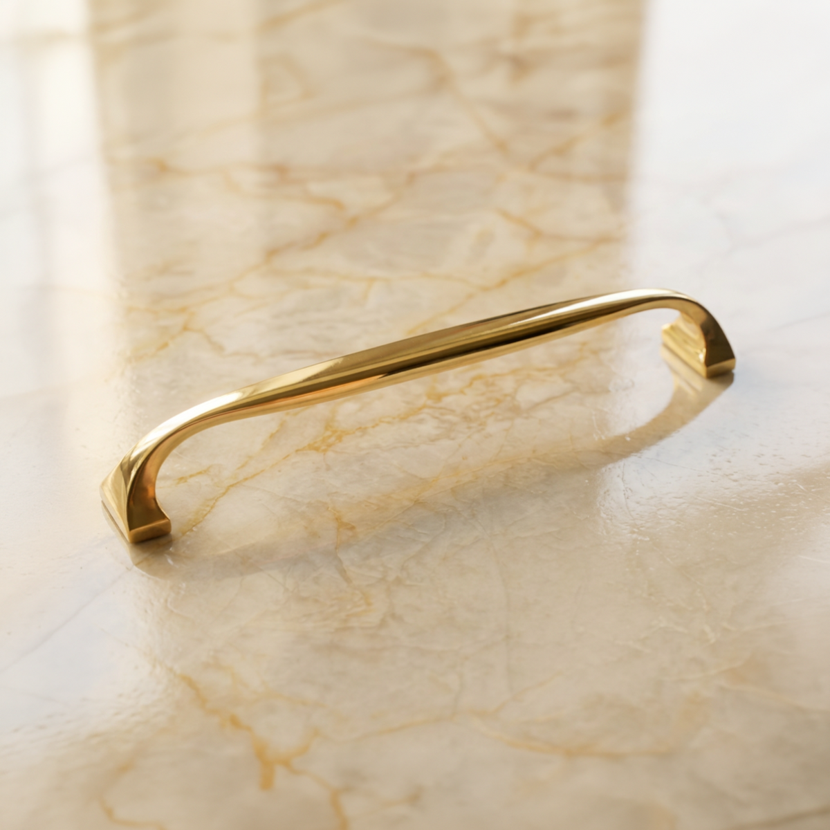 Unlacquered Brass Cabinet Pull  - Cotswold Pull