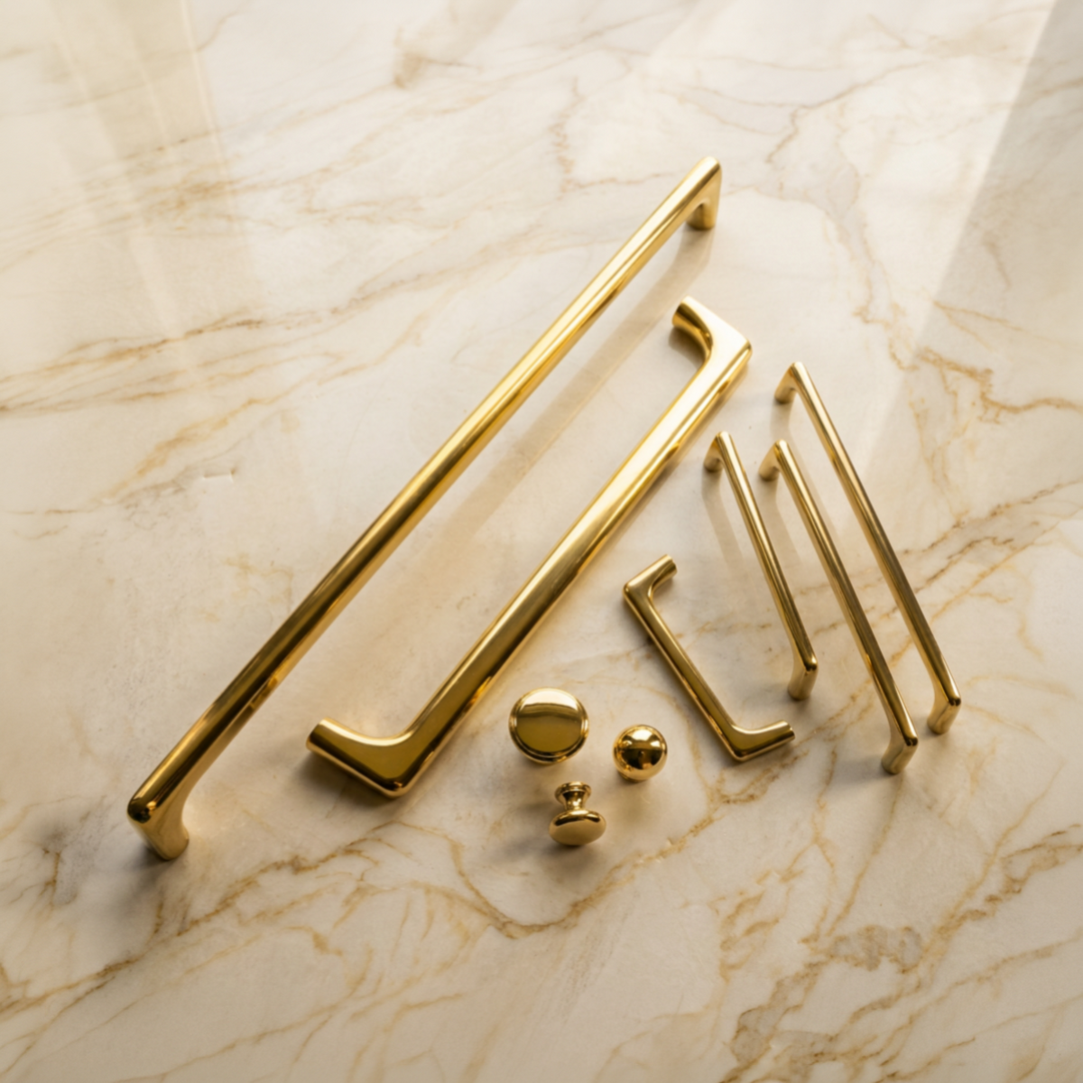 Unlacquered Brass Appliance Pull - Flux Pull